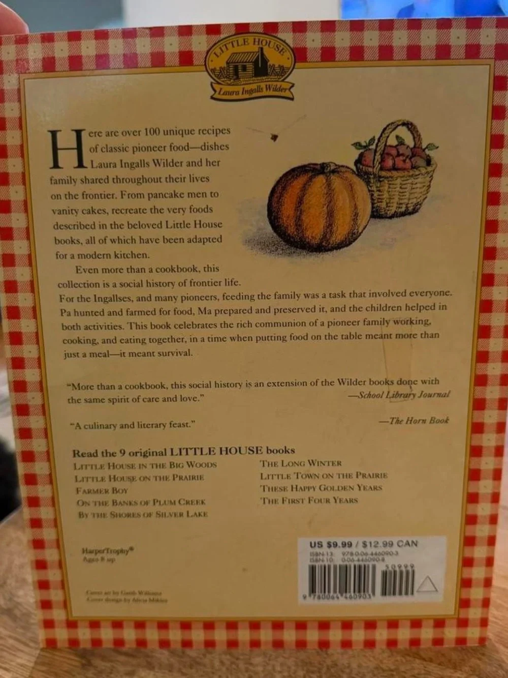 Little House on the Prairie Cookbook